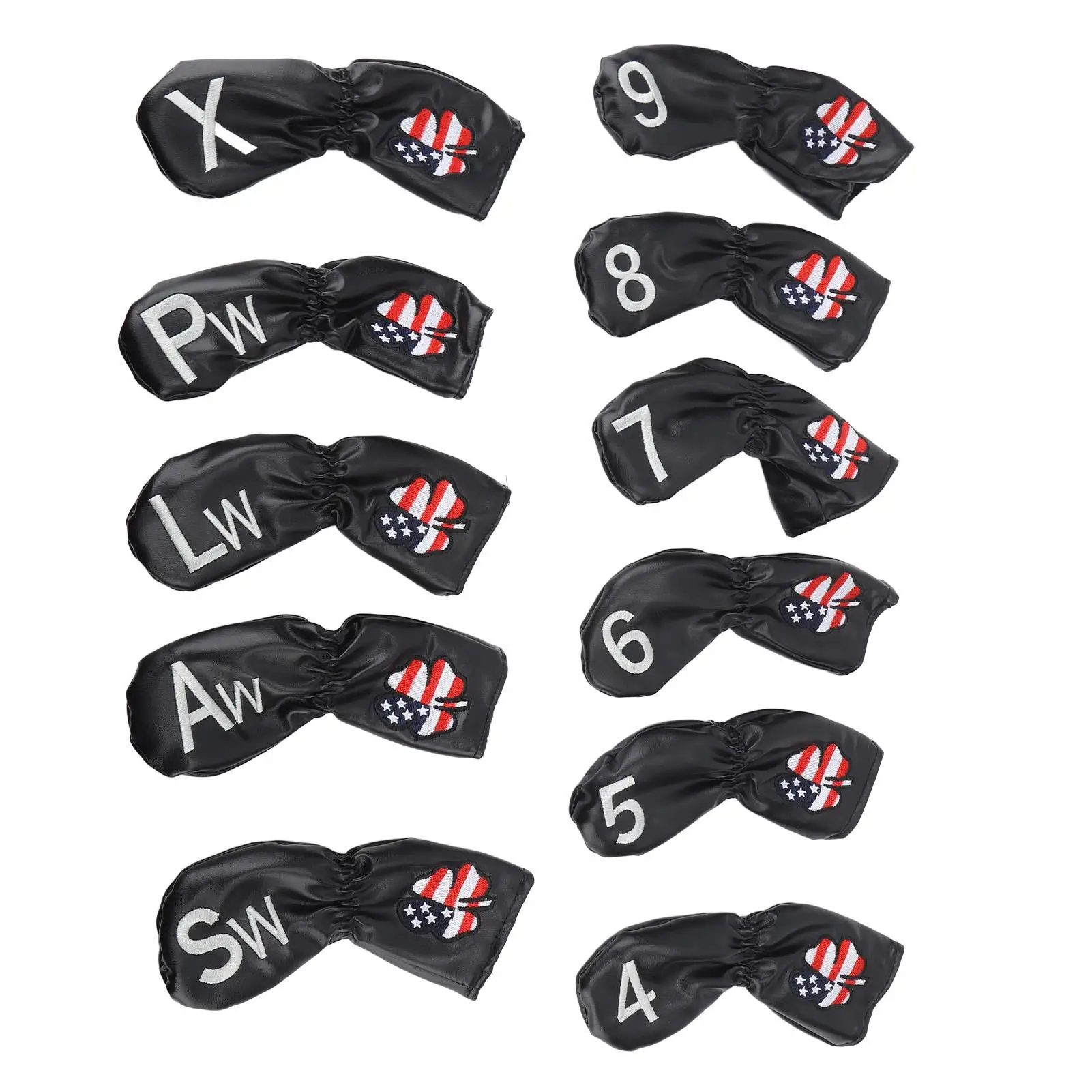 

Waterproof Iron Head Covers Set - Durable Plush Putter Covers for Easy Identification & Protection for All Clubs