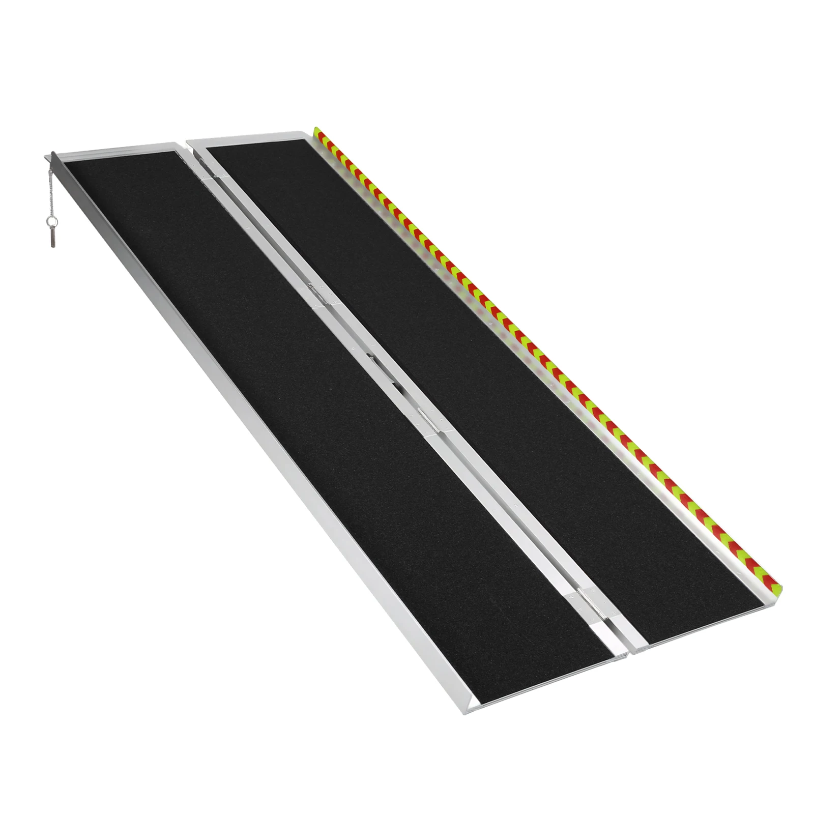 

Portable Wheelchair Ramp Folding Non-Slip Aluminum Door Threshold Wheelchair Ramp Threshold Ramp for Home Steps Doorways