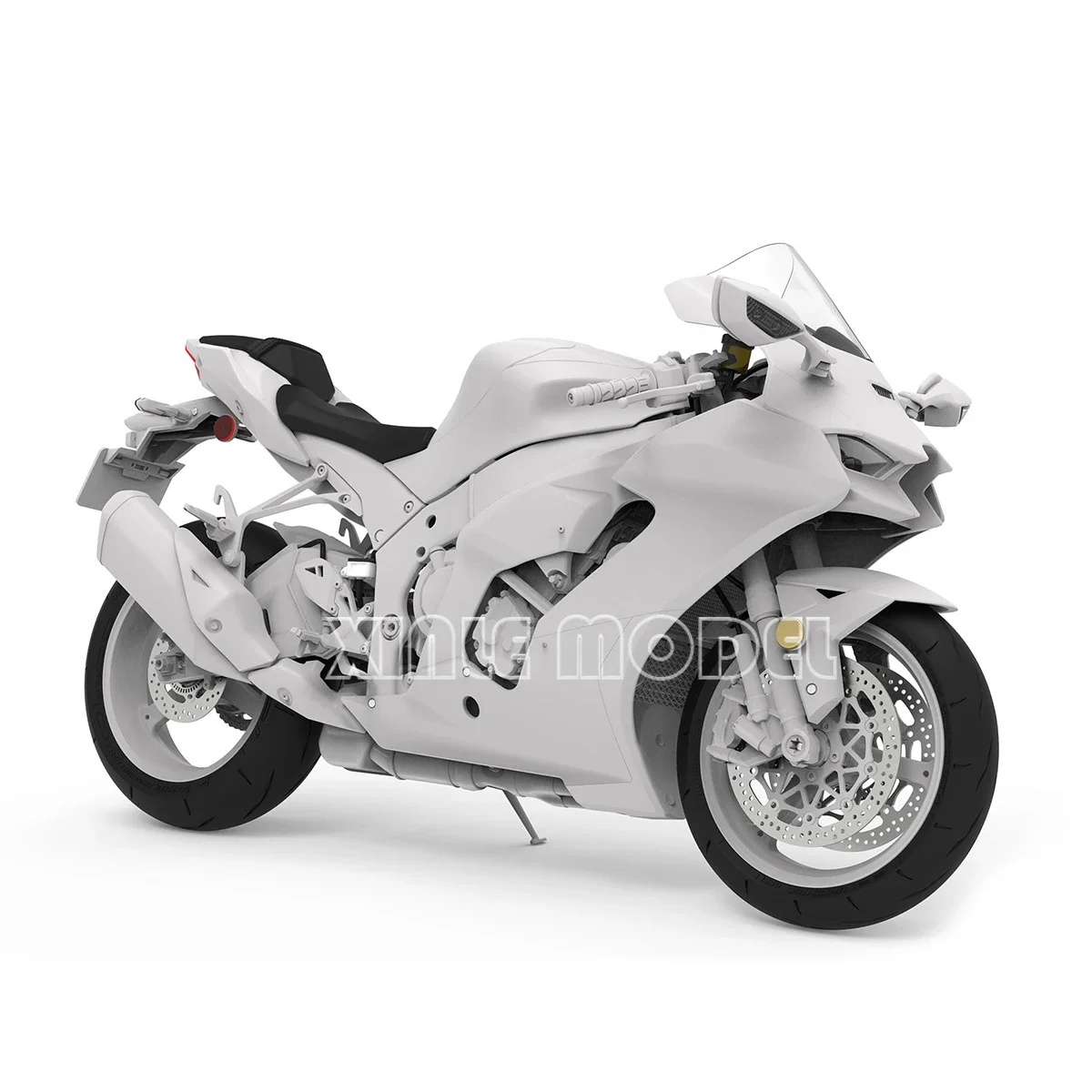 MENG 플라스틱 조립 모델 키트 MT-007 가와사키 닌자 ZX-10R 오토바이 1/9
