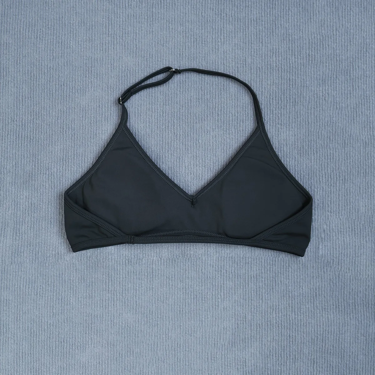 Damen-Sommer-Sport-Yoga-BH mit Neckholder-Ausschnitt, gepolstert, stoßdämpfend, rückenfrei, Crop-Top für Outdoor-Laufen und Fitness – Detail 15