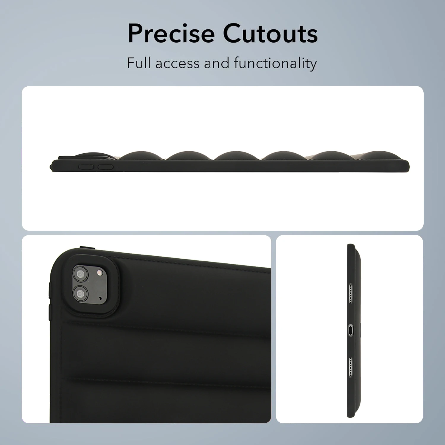 Solid Color TPU All-over Protection Shockproof Back Cover Case dla iPad 5 6 7 8 9 10 Pro 11 Mini Air 1 2 3 4 5 2022 2024