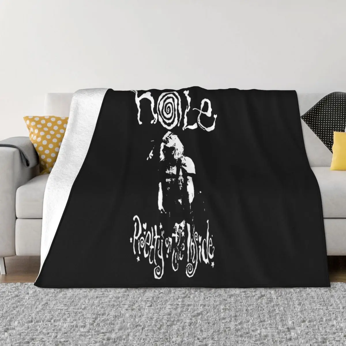 

Courtney Love Hole Band Black Unisex T- Yy491 Adults Slogan Print Party Game Slim Fit Game Chinese Style Throw Blanket