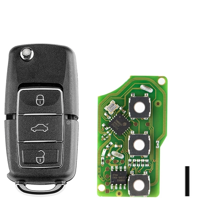 

Xhorse XKB506EN Universal Wire Remote Key Fob 3 Buttons For VW B5 Type For VVDI Key Tool 5Pcs/Lot