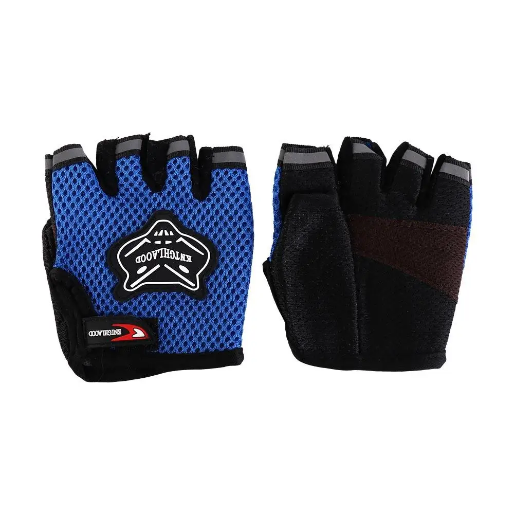 Guantes de medio dedo para deportes al aire libre, guantes transpirables para montar en bicicleta de montaña, ciclismo y Culturismo