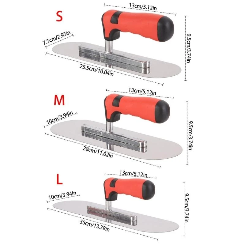 Plâtrage truelle en plâtre