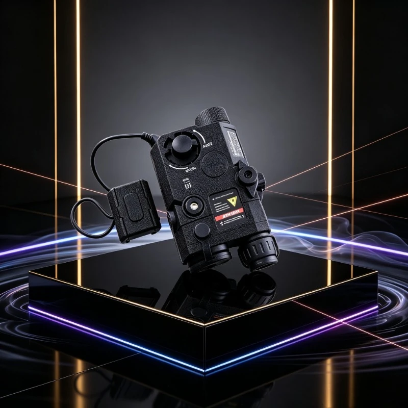 Adjustable Zero‑in PEQ‑15 Nylon Tactical Battery Case Infrared Module 500‑Lumen Adjustable Flashlight Toy Accessory
