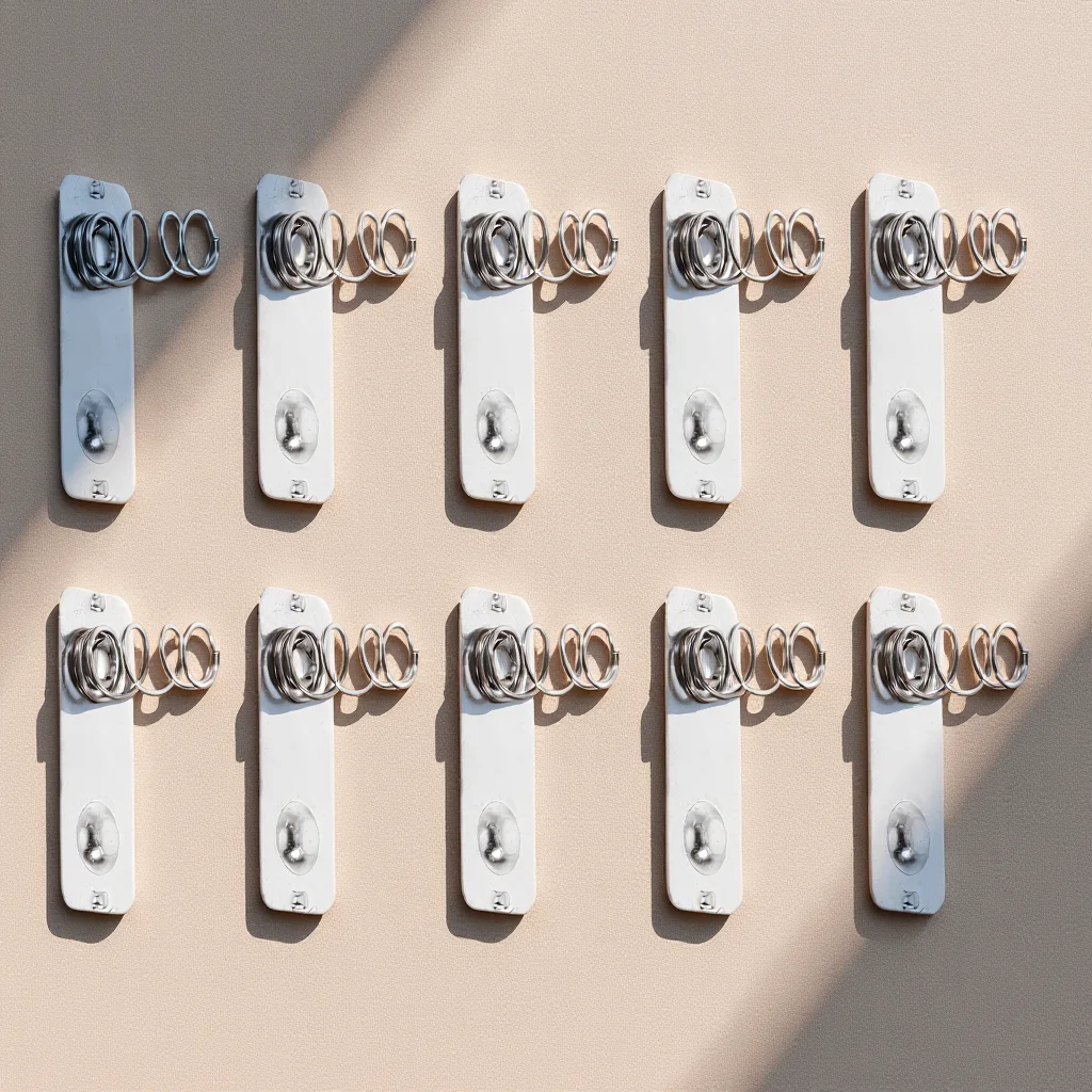 

10Pcs Box Spring Contact Plate Metal Aa Spring Replacement Silver-Plated Terminal for Remote Control Devices