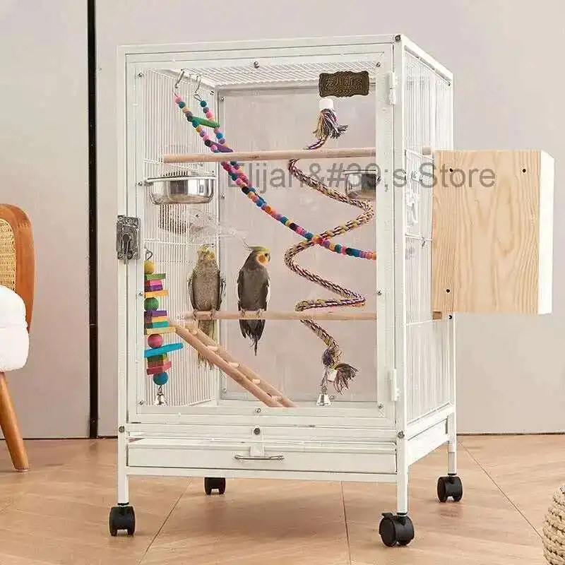 

Parrot Outdoor Bird Cage Hamster Playground Canary Parakeet Bird Cage Quail Pigeons Vogelkooi Accessoires Habitat Decorations