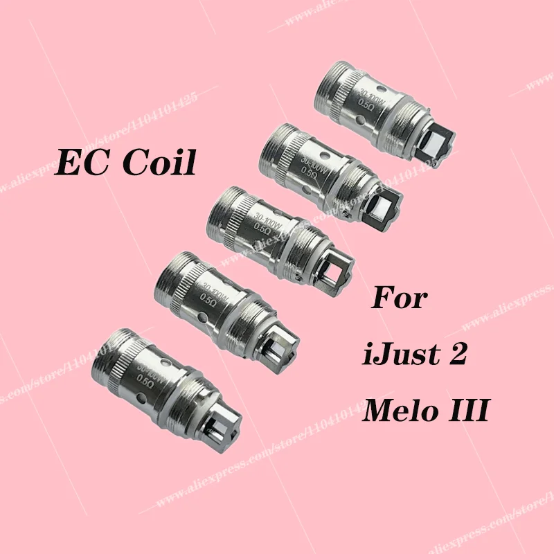 

Головка катушки EC 0,18 0,3 0,5 Ом для мини-бака Ijust 2 S Melo 3