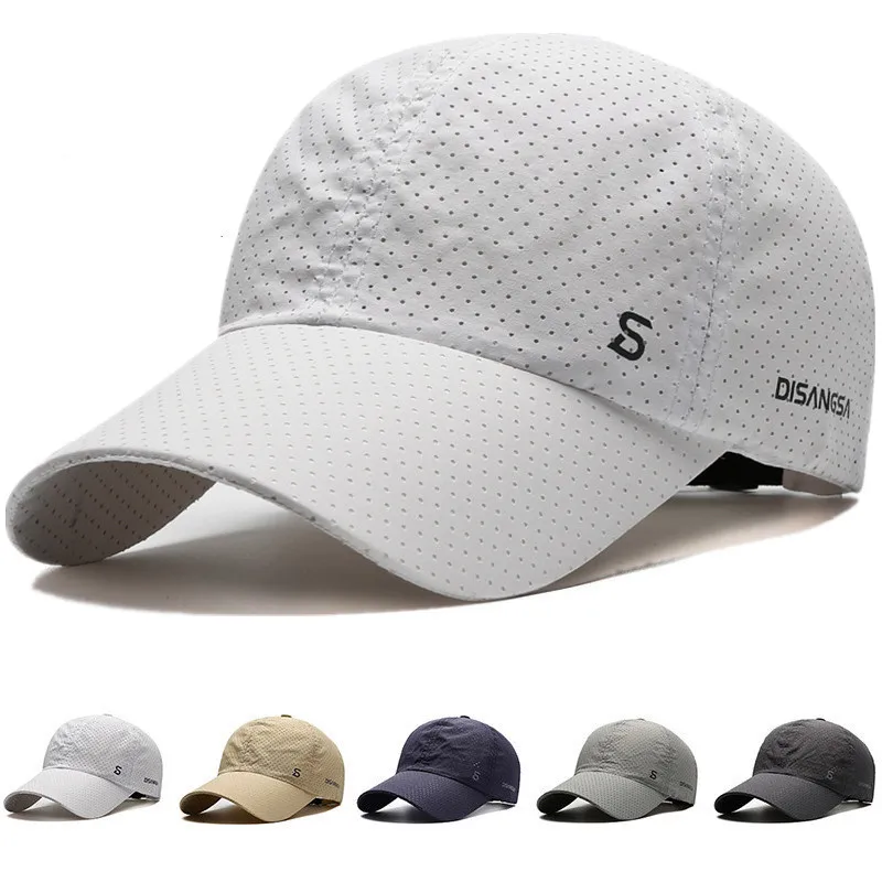 Image of Leichte Schnelltrocknende Atmungsaktive Baseballkappe für Herren - Sommer Angeln Sonnenschutz Outdoor Laufmütze Neues Design