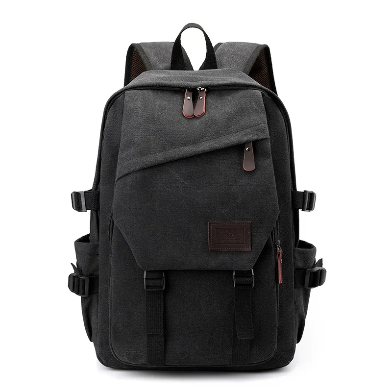 

Vintage Canvas Backpack, Casual Daypack Backpacks for Men, Large 15.6 inch Laptop Bag Travel Rucksack