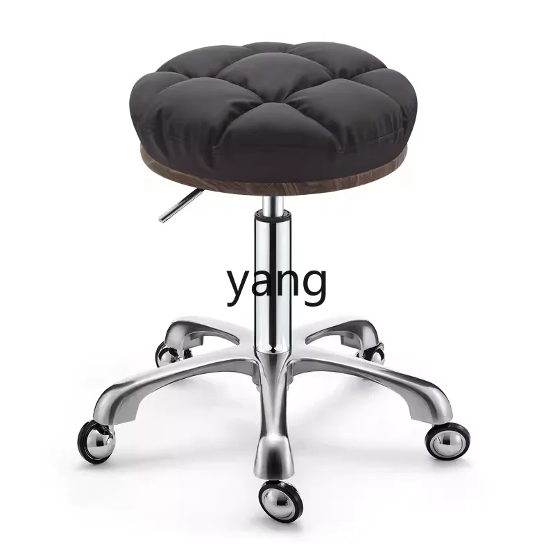 

CX stainless steel stool lifting rotating pulley hair cutting chair