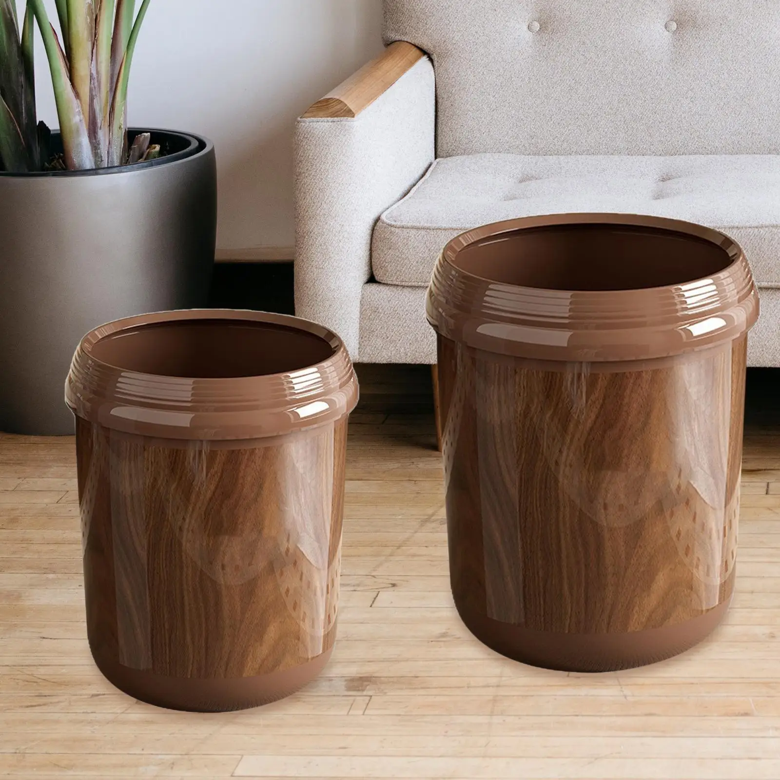 

Trash Can Stylish Garbage Container for Bedroom Under Desk Laundry Room