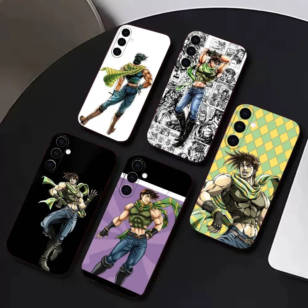 Joseph J-Joestar CooL Phone Case Black Soft Silicone TPU For Samsung A72,A51,A70,A71,A53,A52,A73