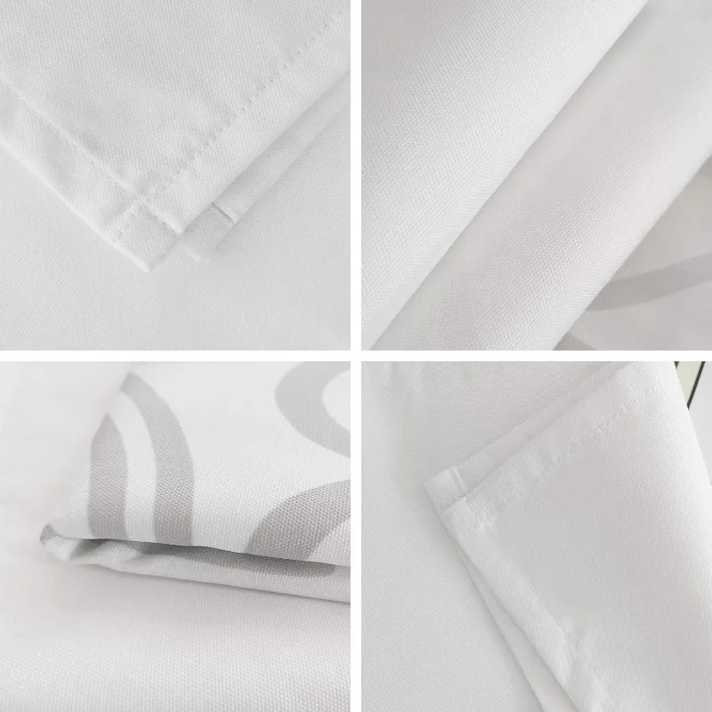 Custom 1pc Polyester Table Covers, Custom Vendor Booth Table Runner for Business Logo Display, Machine Washable Tablecloths - view 5