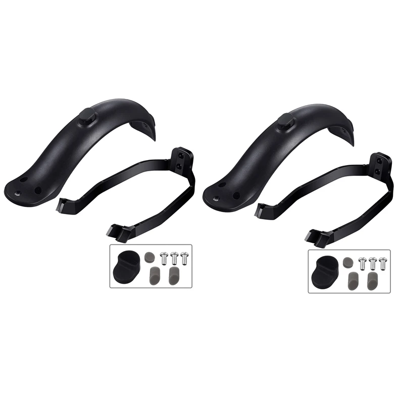 

2X Rear Mudguard And Bracket Replacement Accessory For Xiaomi M365/M365 Pro Scooter With Screws And Screw Caps