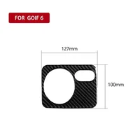 For Golf Mk5 LHD Car Interior Headlight Switch Button Frame for VW Golf 6 Gti R Mk5 Mk6 2008-2012 Scirocco 2009-2016 Car Sticker 6