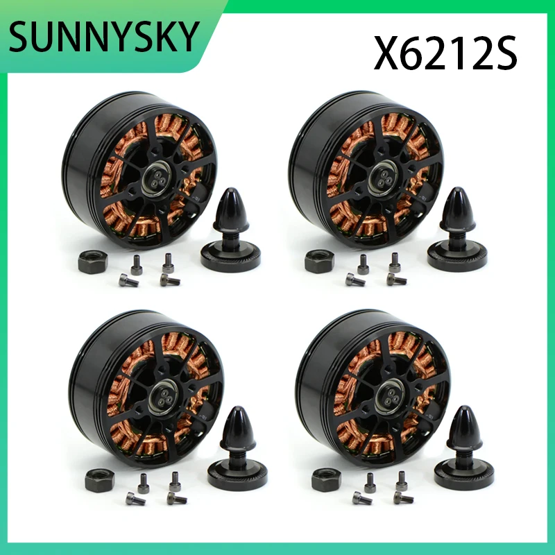 

Sunnysky X6212S KV300 KV180 KV340 12S Outrunner Профессиональный уровень Бесщеточный двигатель Мультикоптер БПЛА Модель самолета