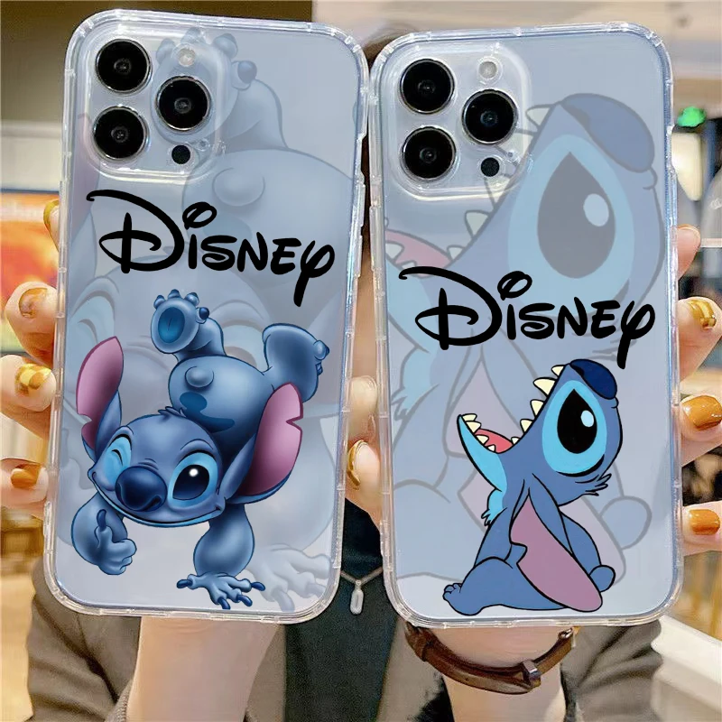 

The Stitch Bady Cute For iPhone 15 14 13 12 11 Pro Max Mini SE2 6 6S 7 8 Plus Phone Case Soft Liquid Silicone Cover Coque Funda