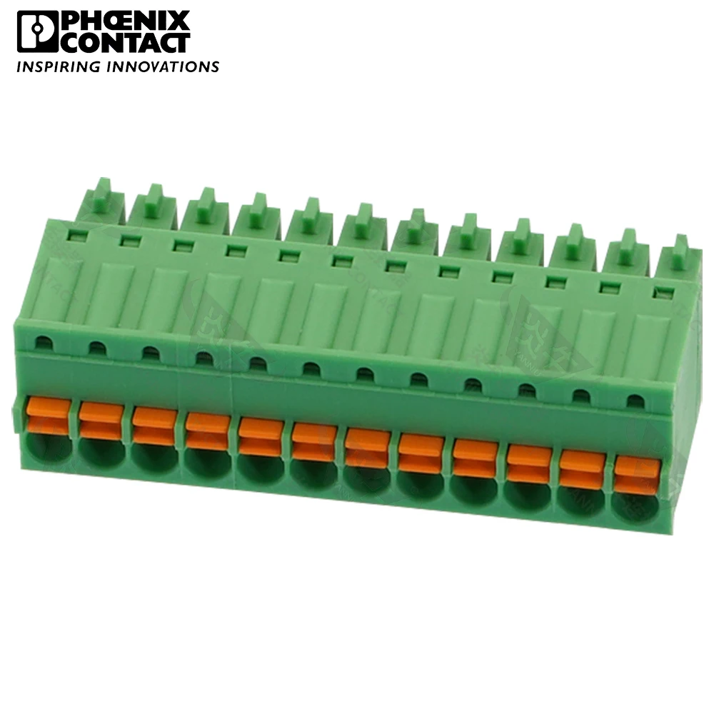 

3.5mm Original Genuine Phoenix Contact Connector PCB Pluggable PLUG-IN Terminal Block 12 Pin FK-MCP 1.5 ST 3.5 1940004 8A 160V