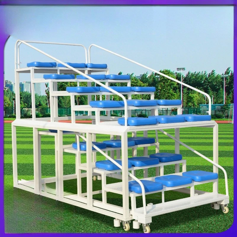 Outdoor Movable Retractable Stand Outdoor Fixed Basketball Gymnasium Seat Track and Field Timing Table Referee Desk