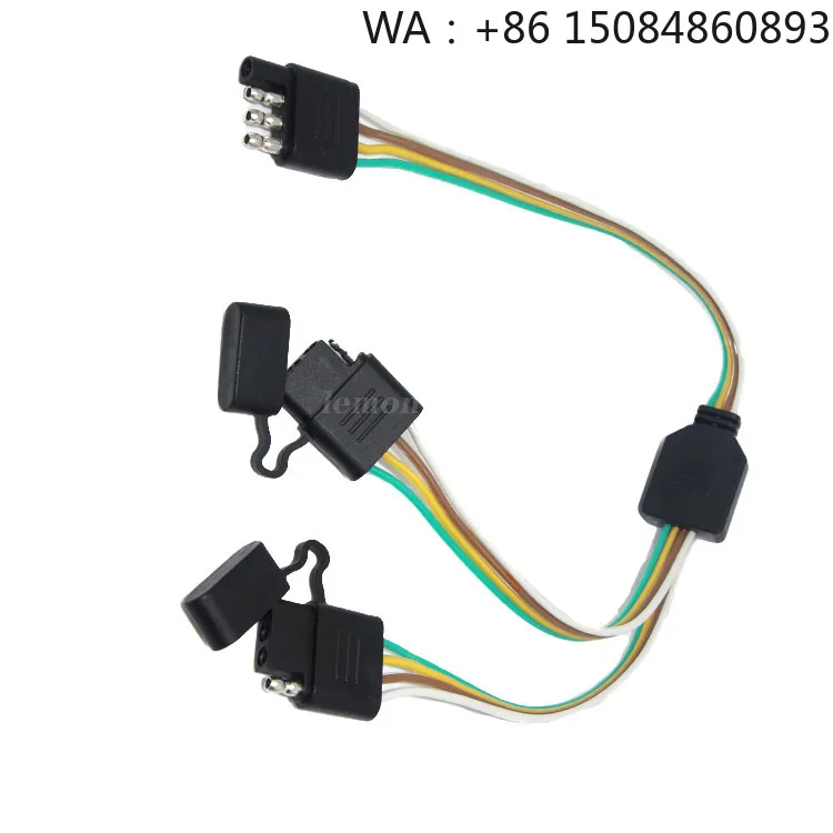 Customized SAE 4Pin Quick Disconnect Connector, Trailer Light Male Female Plug, multi-purpose adapter for solar energy auxiliary