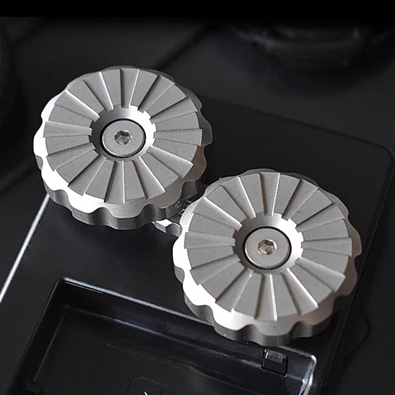 DANHUO Duocore stop tytanu mechaniczny Push Slider moneta opuszkiem palca Stress-relief EDC Fidget Spinner dorosłe gadżety Fidget