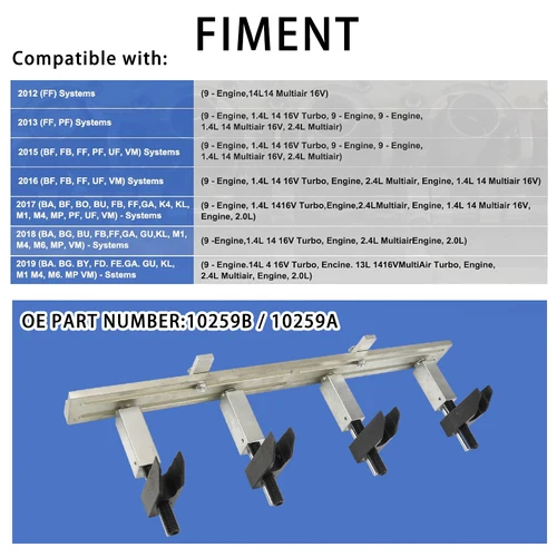 Imagen 2 del producto Herramienta de montaje de compresor de actuador de motor 10259A 10259B para motor Fiat MultiAir 2012-2019 1.4L 16V 2.4L BF/FB/FF/PF/UF/VM