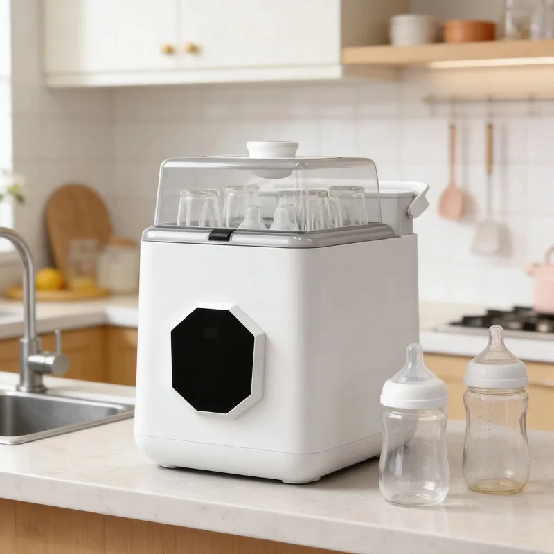 

XMSJ Longkids New Electric Automatic 4 Sets Baby Bottle Washer Sterilizer Drying Storage Cleaner Machine