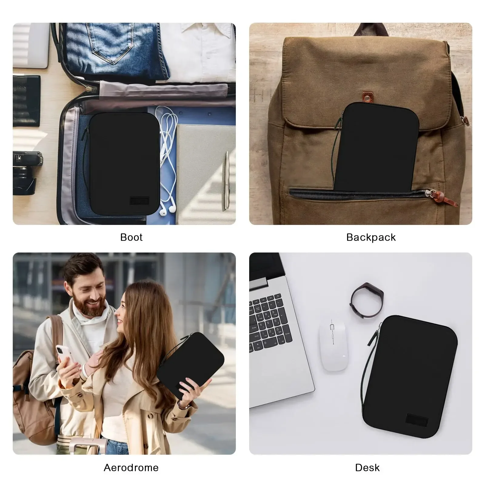 Podróżne Organizer do dokumentów karty kredytowe pojemnik do przechowywania wodoodporne podstawowe akcesoria do podróży Premium Rfid blokujące