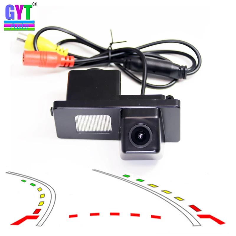 Dynamic Trajectory Tracks car Rear View parking Reversing Camera For Ssangyong Rexton Lester Kyron Korando Actyon CCD HD