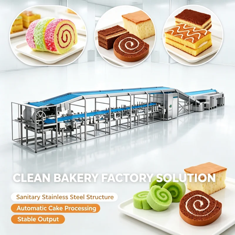 Complete Bakery Processing Line Cookie Making Machine For Biscuit Forming & Packing Customized