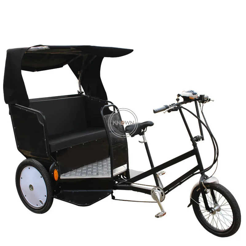 Tricycle Tourist Use Rickshaws Electric Cargo For Scenic Area High Degree Adult Three Wheels Bike Tricycles For Disabled