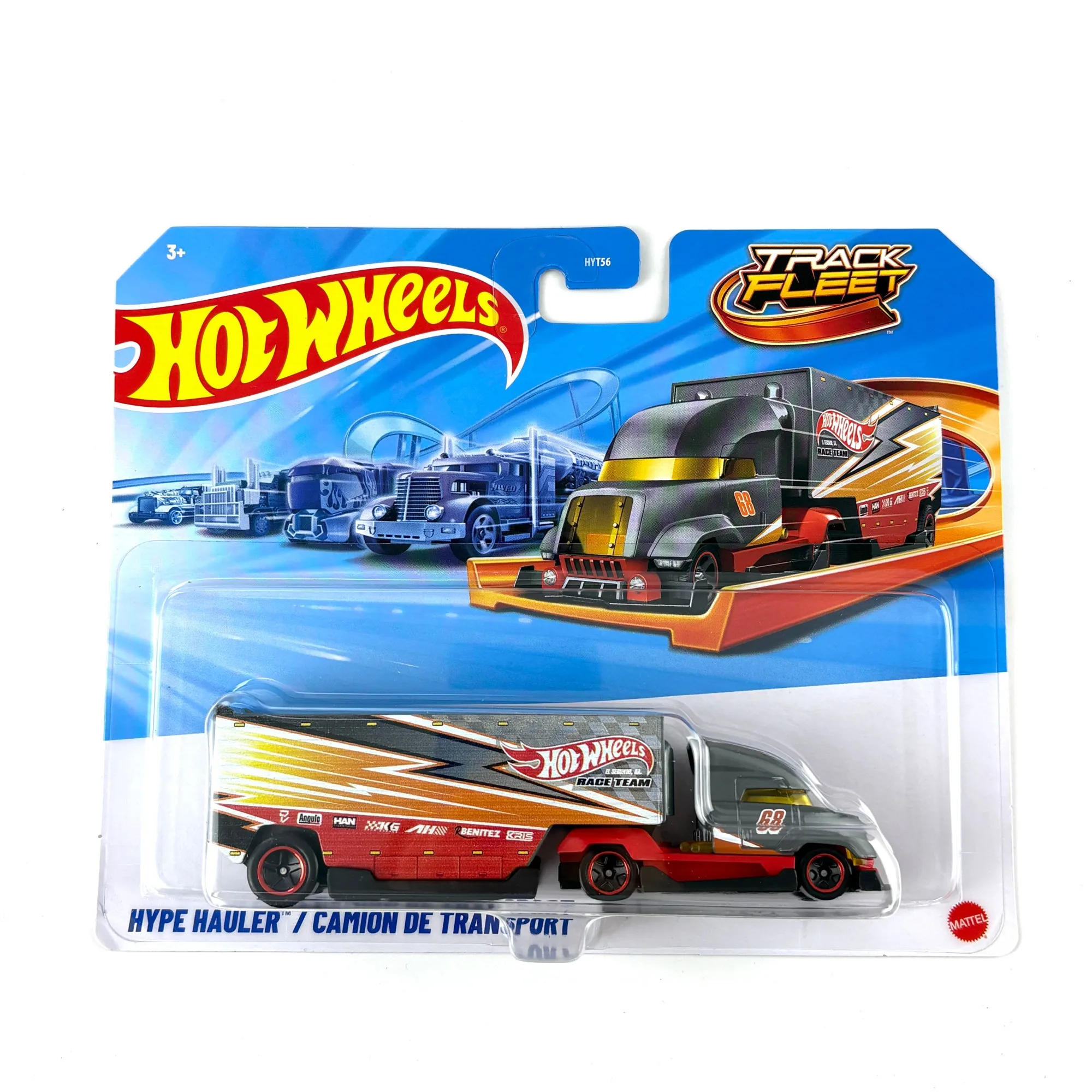 Hotwheels Cars Toys For Holiday Gifts HYT56 Hot Wheels Transformers Combined Transport Truck HYPE HAULER/CAMION DE TRANSPORT