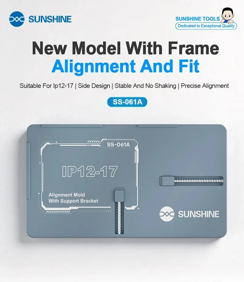 SUNSHINE SS-061A Frame Alignment Laminating Mold for IP 12-17 One Second Precise Positioning Anti Deformation Alignment Module