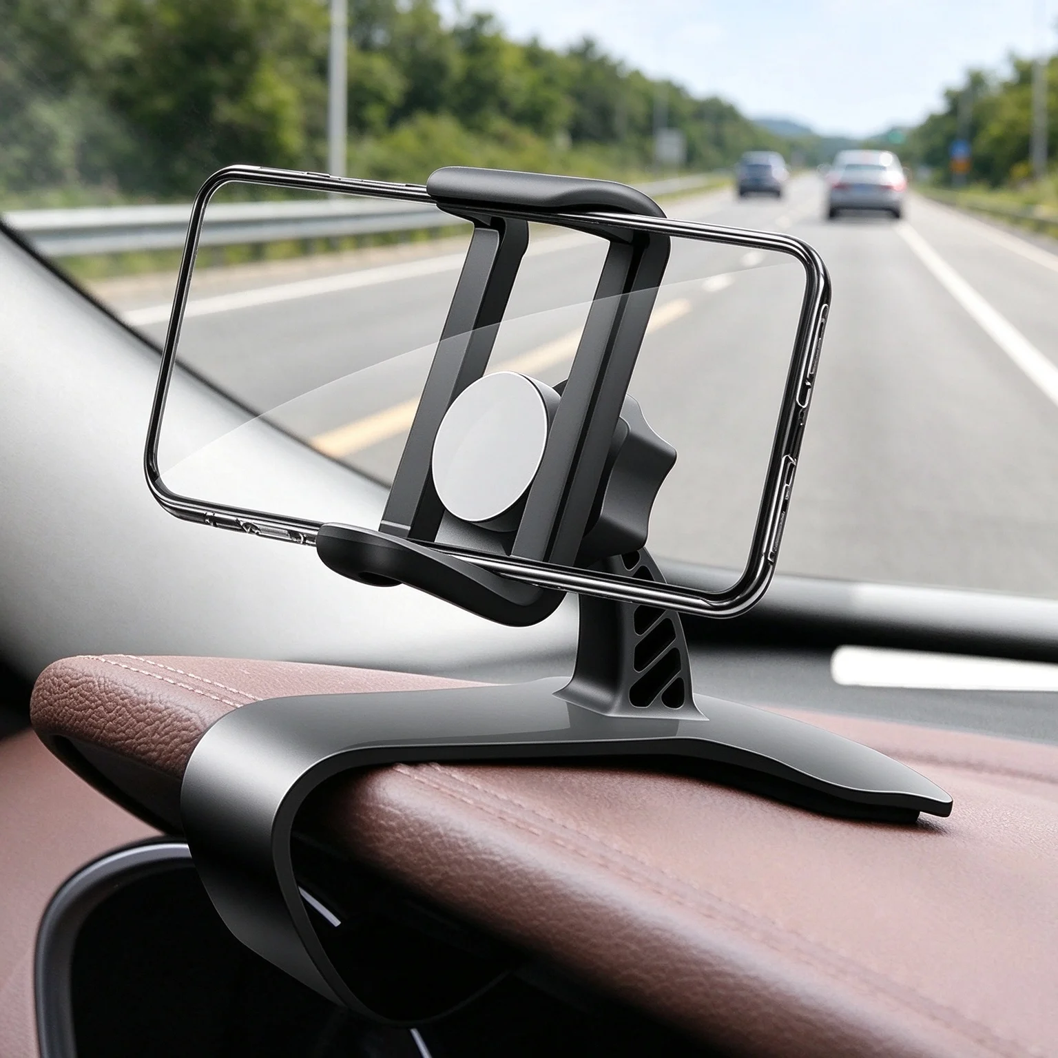 Universal Car Dashboard Phone Holder Rotatable Clip Mount GPS Navigation Bracket for iPhone Xiaomi Samsung Smartphone