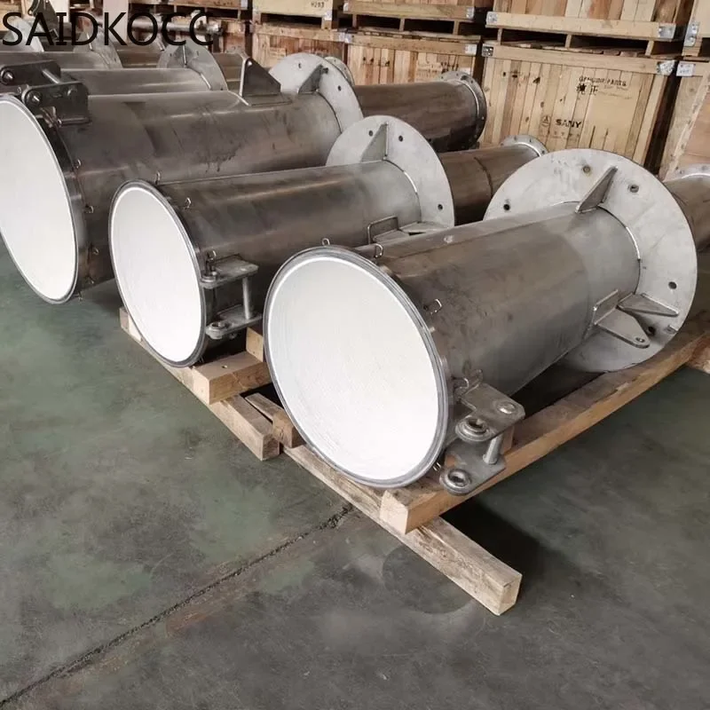 Customized stainless steel cyclone component with wear-resistant ceramic lining and corrosion-resistant transportation pipeline