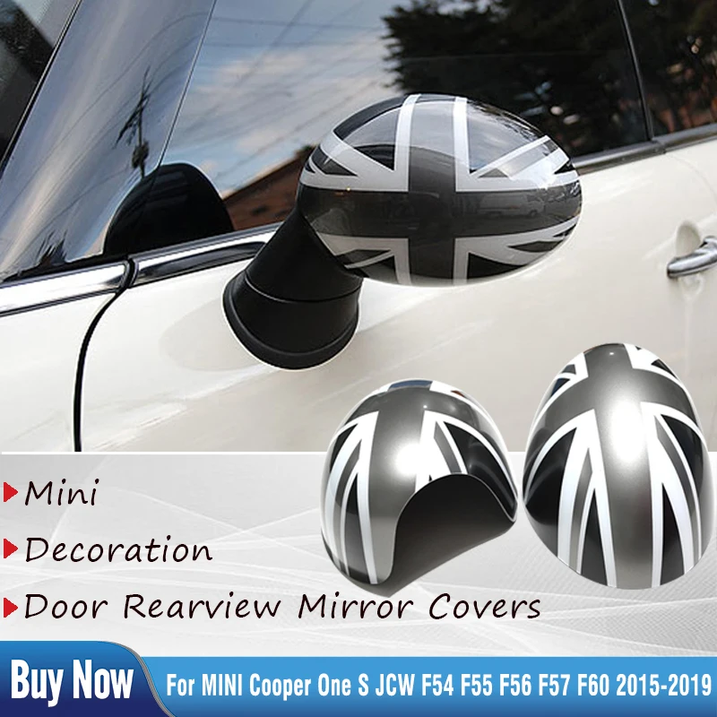 Union Jack For MINI Cooper One S JCW F54 F55 F56 F57 F60 (2015-2019) Car Shell Outside Rear View Mirror Covers Car Accessories