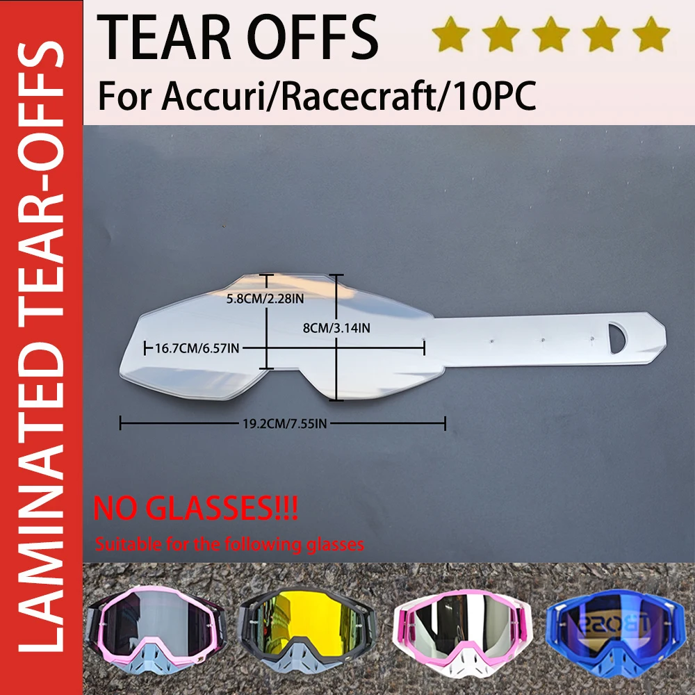 

Bicycle Glasses Tearable Film Disposable Anti-Fouling Protective Glasses Tearable Film Transparency for Men Women 2025