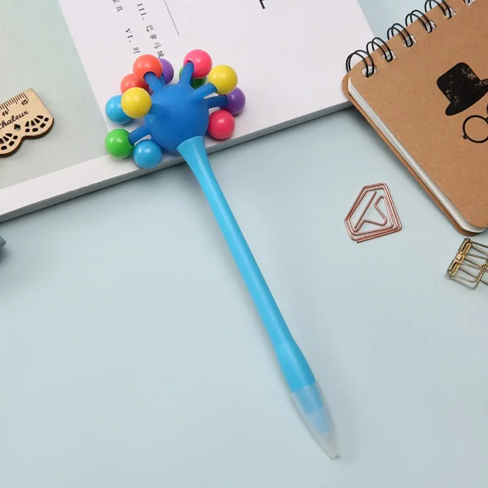 Fun To Your Writing Small Ball Ballpoint Pen Novelty Pen Decompression Toy Pen Entertainment Pull Ballpoint Pen Office Supplies