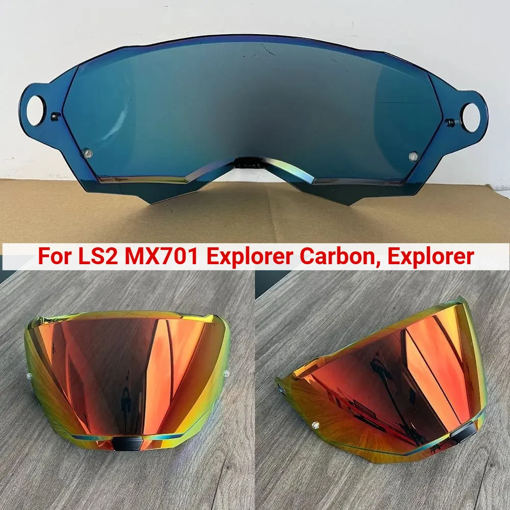 Визор для шлема LS2 Explorer Carbon Explorer MX701, съемный солнцезащитный щиток для мотоциклетного шлема, для мотокросса.