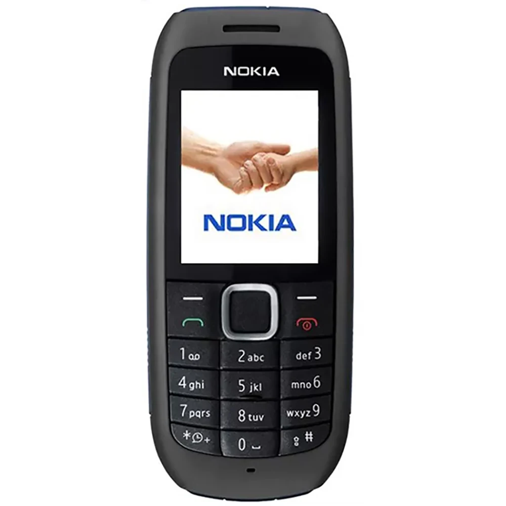 Nokia 1616 2010 Spare Phone 1.8-inch 800mAh LED Flashlight GSM 900/1800 FM Radio 1SIM Nokia Cheap Senior phone Unlock Used