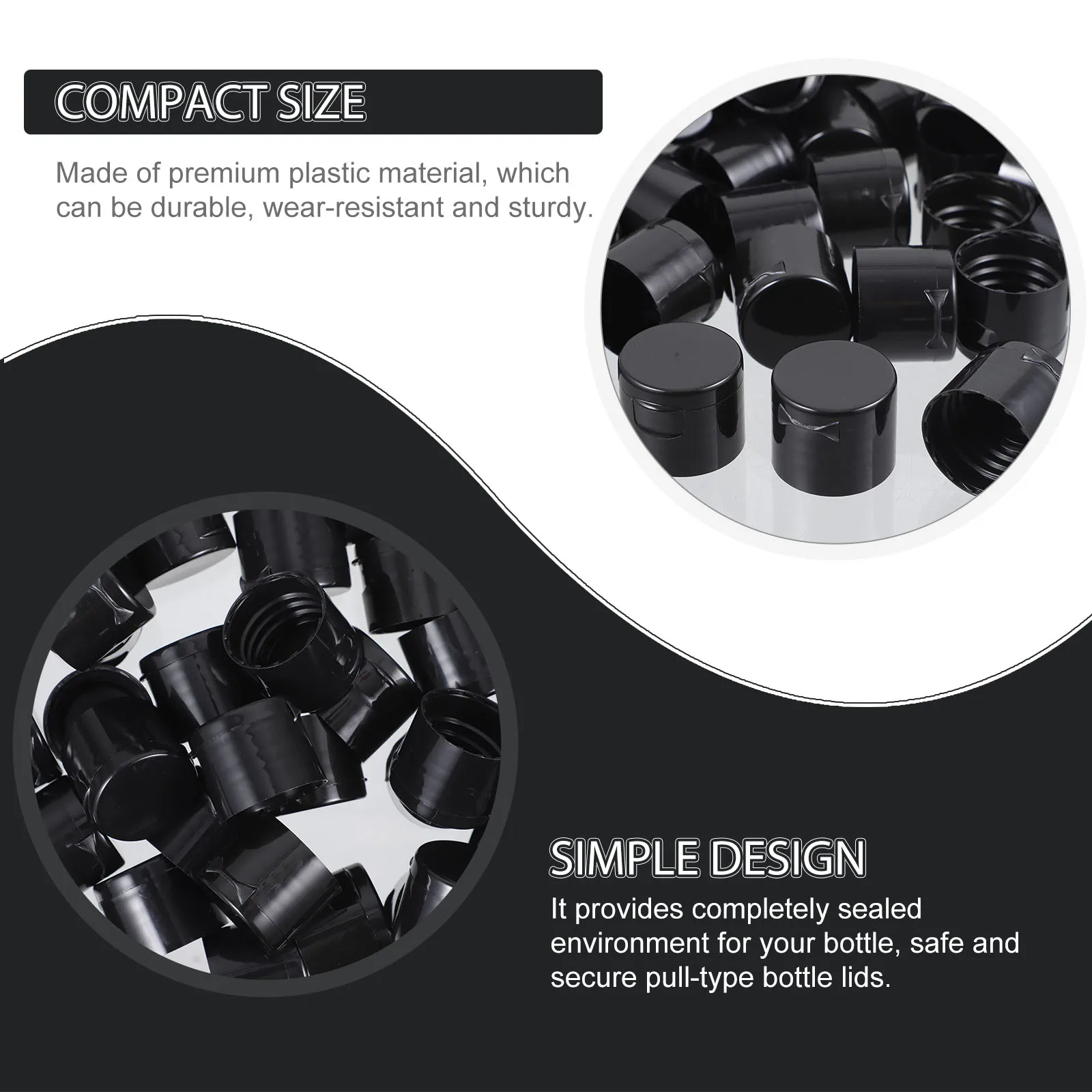 

Sports Pull Cover Mineral Water Juice Bottle Caps Only Replacement for Plastic Bottles Push Press