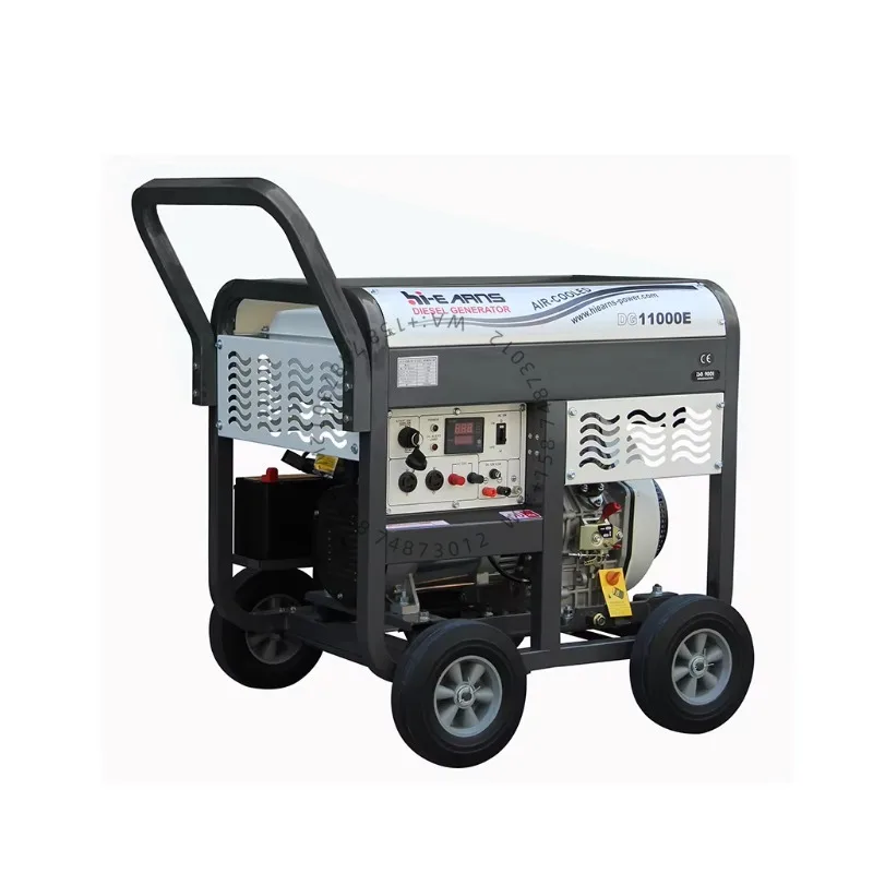 

Chinese brands 8KW 10KVA 50HZ 60HZ 220V Open Portable Type air Cooled Single Cylinder die sel Generator