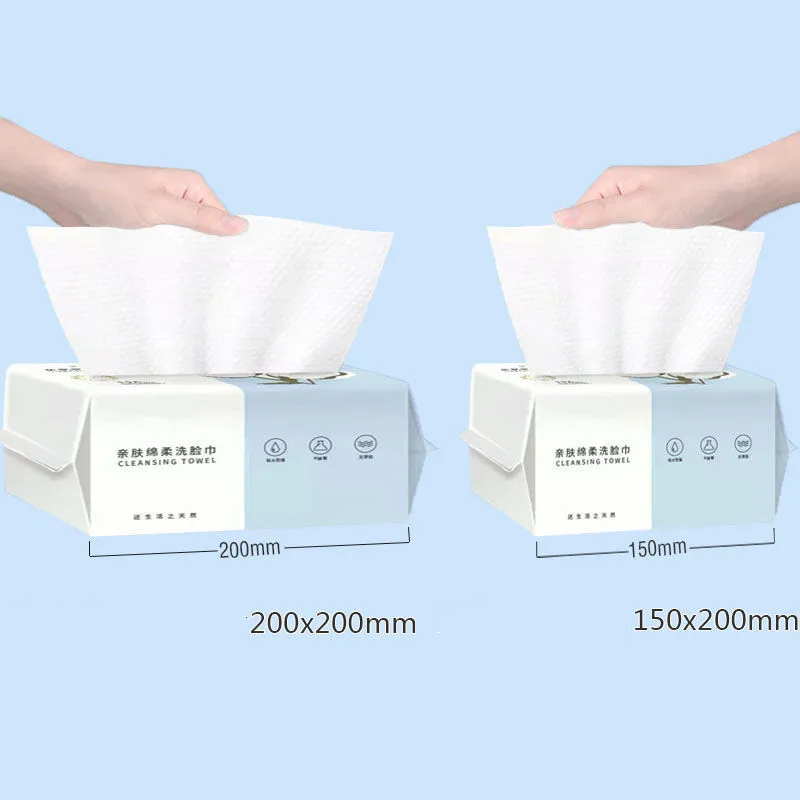 60PCS Disposable Face Towel Non Woven Facial Cleansing Towel Kitchen Towel Super Soft Disposable Beauty Makeup Remover Towel