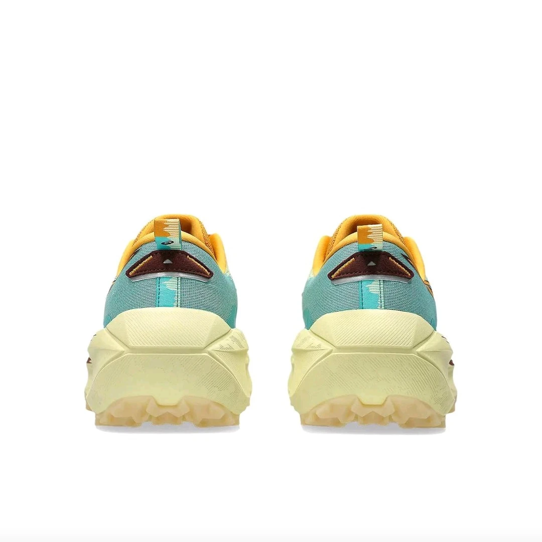 حذاء الجري Asics TRABUCO Max 4 للرجال والنساء، حذاء رياضي عصري، مناسب للطاقة، أصفر/أخضر #4