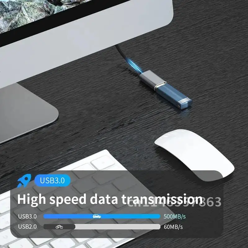 Usb 3.0 Mannelijke Naar Vrouwelijke Kabel 5Gbps Alle Koperen 9 Core Data Transmissie Otg Extender Adapter Voor Pc Radiator Harde Schijf Speaker