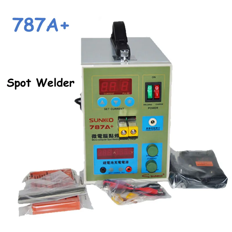 220V Battery Spot Welder Pulse Welding Machine Notebook Phone Battery Welding Machine with Pedal