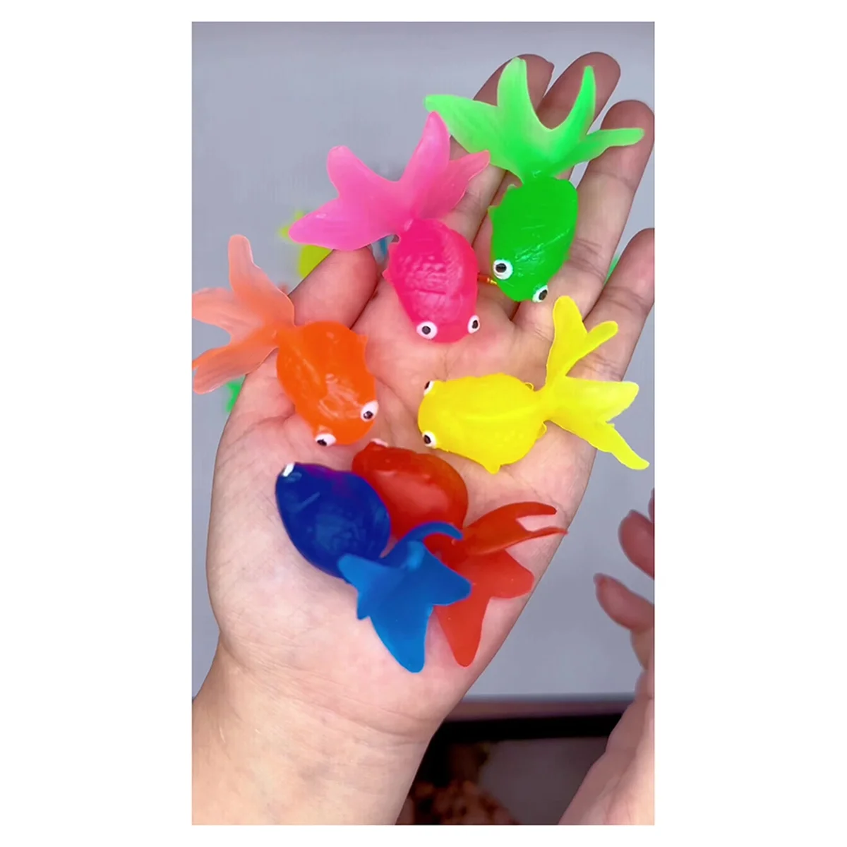 Pez dorado simulado moderno, pesca de peces flotantes para niños