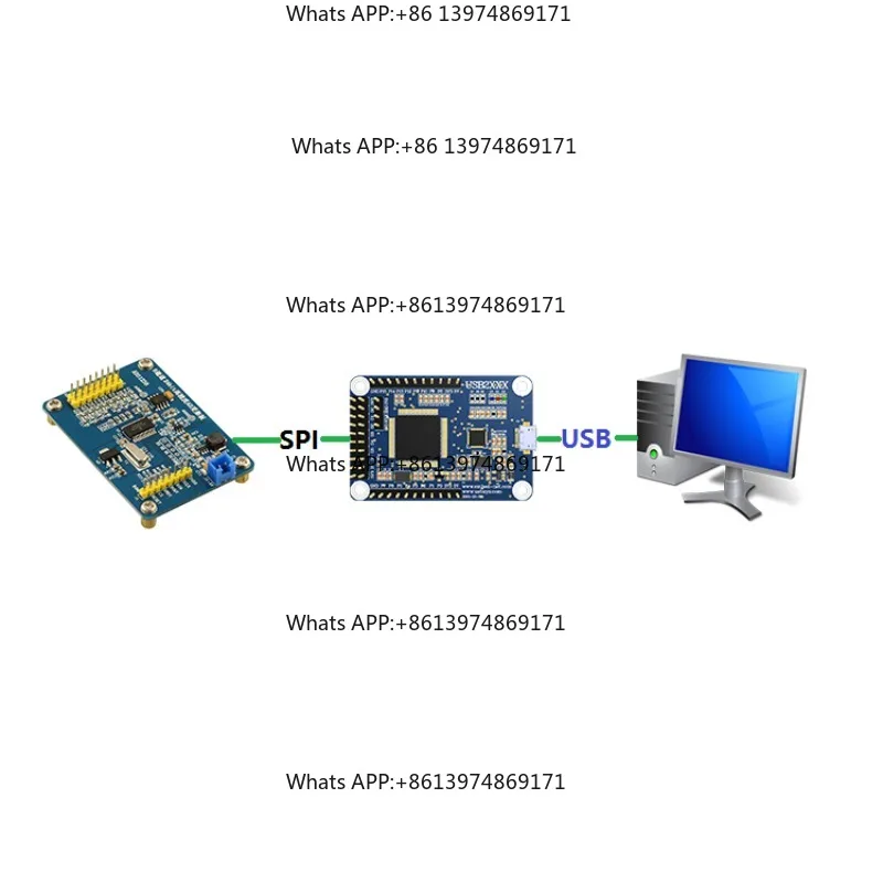 Upgraded ADS1256 24-bit ADC AD module High-precision ADC acquisition Data acquisition card